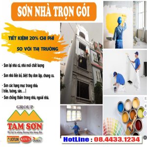 Sơn Nhà Trọn Gói - Thợ Sơn Nhà - Dịch Vụ Sơn Nhà
