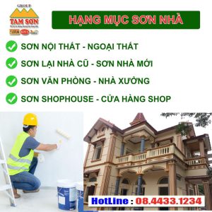 Sơn Nhà Trọn Gói - Thợ Sơn Nhà - Dịch Vụ Sơn Nhà